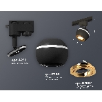 Светильник Ambrella light XT1102023 SBK/PYG черный песок/золото желтое полированное MR16 GU5.3 LED 3W 4200K, фото 1