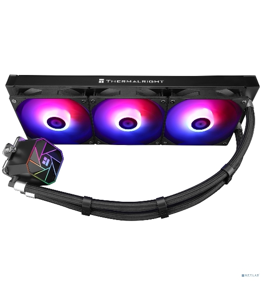 Система жидкостного охлаждения Thermalright Aqua Elite 360 V3 ARGB Soc-AM5/AM4/1151/1200/2066/1700 черный 4-pin 25.6dB Al Ret (A-ELITE-BL-360-ARGB-V3)