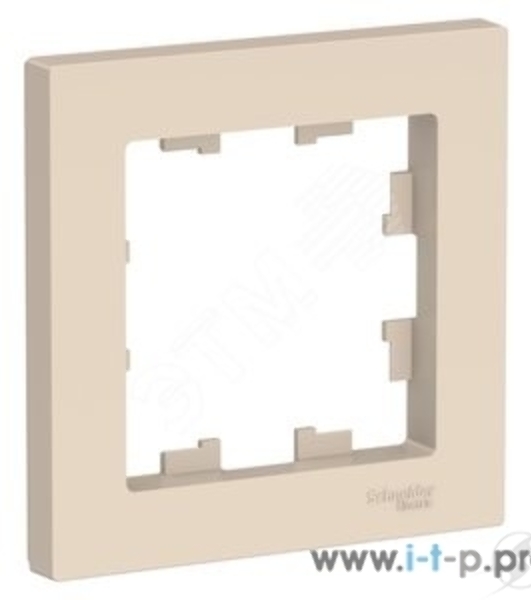 Рамка 1-м AtlasDesign беж. SchE ATN000201