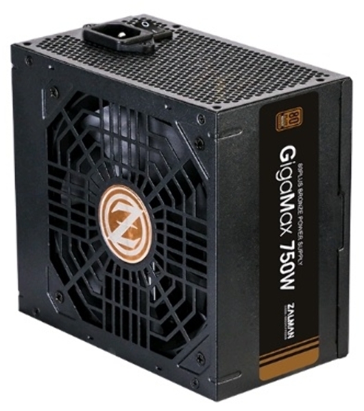 Блок питания Zalman ZM750-GVII, 750Вт, 80 PLUS Bronze, 120мм, черный