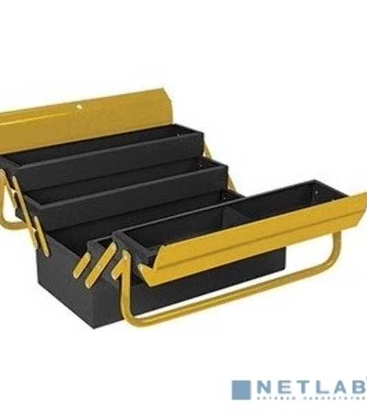 Ящик для инструмента FIT IT металлический с 4-мя раздвижными отделениями 530х200х200 мм 65680