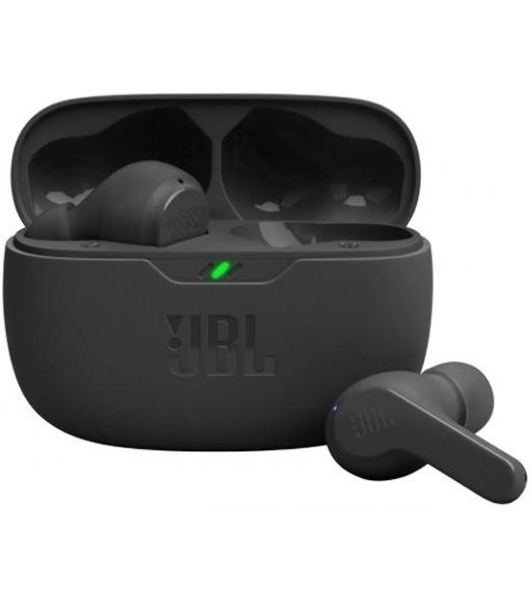 Наушники TWS JBL Wave Beam черный, внутриканальные, Bluetooth, быстрая зарядка, до 8 ч