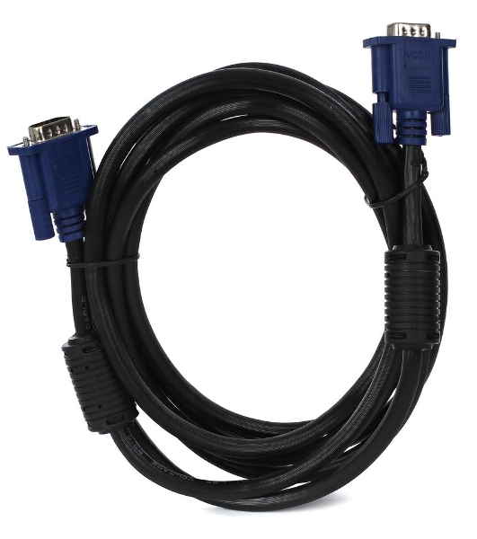 Кабель монитор-SVGA card (15M-15M) 3.0м 2 фильтра VCOM