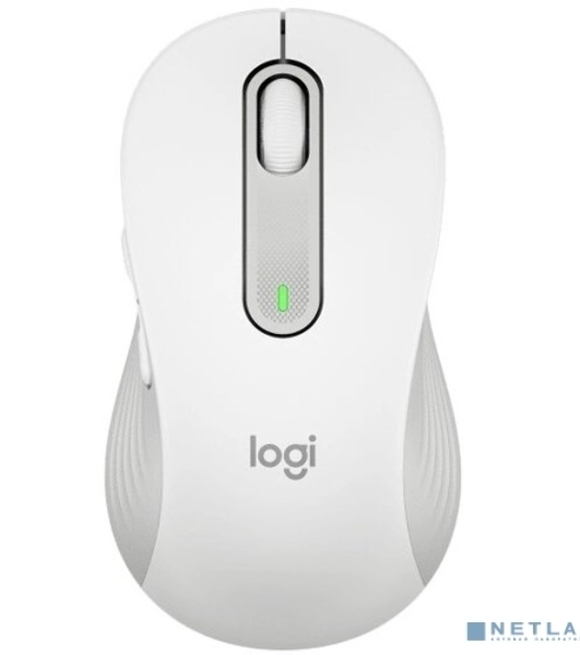 Мышь беспроводная Logitech Signature M650 L белый, 4000 dpi, радиоканал, Bluetooth, USB, кнопки - 5