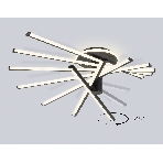 Потолочный светодиодный светильник Ambrella light FL6242 BK черный 135W 3000K-6400K 900*750*230 (ПДУ ИК), фото8