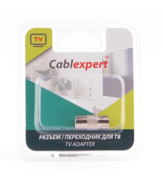 Переходник Cablexpert APL-TVFTVF-01, TV (мама)/TV (мама), блистер