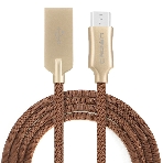 Кабель Crown USB - USB Type-C CMCU-3132C brown, фото 1