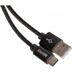 Кабель USB (m)-USB Type-C (m) 1м черный, фото2