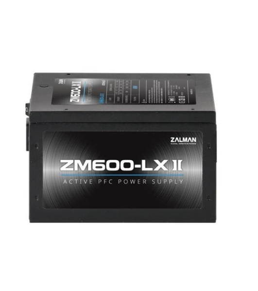 Блок питания Zalman ZM600-LXII RTL, 600Вт, 120мм, черный