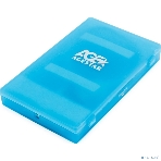 Контейнер для HDD AgeStar Внешний корпус 2.5' SATA HDD/SSD AgeStar SUBCP1 (BLUE) USB 2.0, пластик, синий, безвинтовая конструкция (10612), фото6