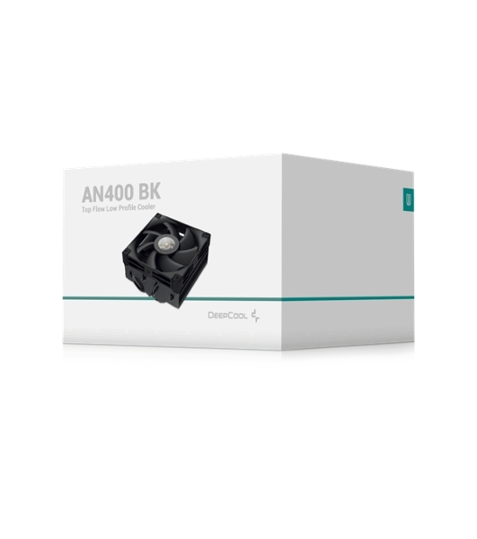 Кулер для процессора DEEPCOOL AN400 черный 92мм алюминий+медь 2900rpm 31db 4-pin 150W 52,5мм