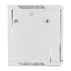 Шкаф телекоммуникационный 19' настенный 9U ExeGate EC-WM-9U.450.G.GREY (19', 9U, 600x450x500 мм (ШхГхВ), передняя дверь закаленное стекло, съемные боковые панели, пыле- и влагозащита IP23, светло-серый RAL 7035), фото6