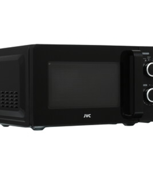 Микроволновая печь JVC JK-MW130M черный, 20 л, 700 Вт, переключатели - поворотный механизм