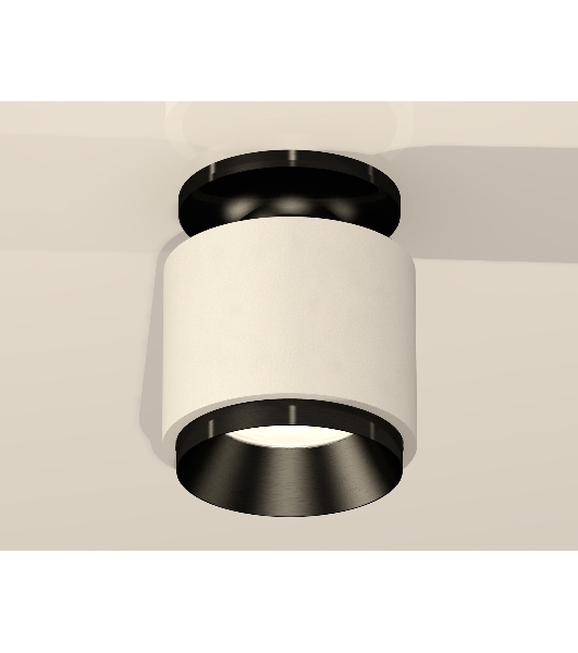 Светильник Ambrella Light XS7510060 SWH/PBK белый песок/черный полированный MR16 GU5.3 (N7926, C7510, N7031)