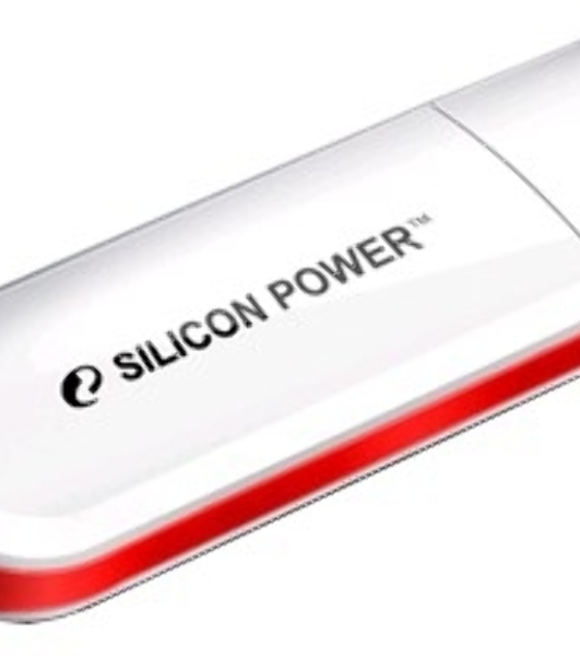 Флешка USB Silicon Power R/W 64Gb LuxMini 320 SP064GbUF2320V1W USB 2.0 белый