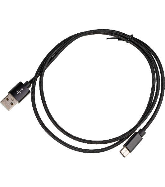 Кабель USB (m)-USB Type-C (m) 1м черный