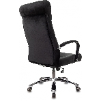 Кресло руководителя Бюрократ T-9928SL Fabric черный Italia Black, крестов. металл хром, фото18