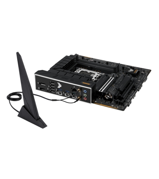 Материнская плата ASUS TUF GAMING B760M-BTF WIFI D4, LGA 1700, Intel B760, 4xDDR4, 4xSATA, 3xM.2, 1xPCIe 5.0 x16, 1xPCIe 4.0 x4, 1xPCIe x1, 1xUSB-A 3.2 Gen 2, 2xUSB-A 3.2 Gen 1, 4xUSB 2.0, 1xUSB-C 3.2 Gen 1, 1xUSB-C 3.2 Gen 2, 1x2.5Gb LAN, 3x3.5 мм, 7.1, 2.5Gb LAN, Wi-Fi 6, Bluetooth 5.2, mATX