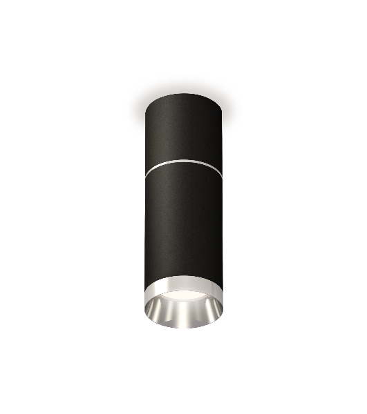 Светильник Ambrella Light XS6323060 SBK/PSL черный песок/серебро полированное MR16 GU5.3 (C6302, A2060, C6323, N6132)