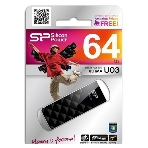 Флешка USB Silicon Power R/W USB 64Gb Ultima U03 SP064Gb,UF2U03V1K USB 2.0, черный, фото 1