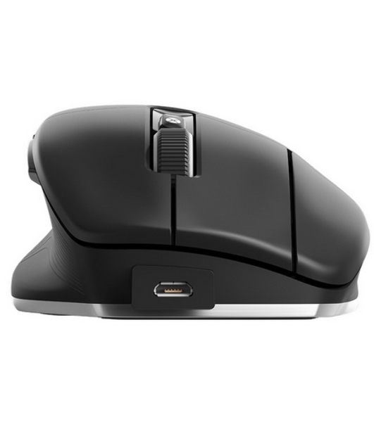 Мышь беспроводная/проводная 3Dconnexion CadMouse Pro Wireless Left (3DX-700079) черный, 7200 dpi, радиоканал, Bluetooth, USB Type-C, кнопки - 7