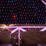 Гирлянда Neon-night Сеть 'НЕТ ЛАЙТ' 2.5мх2.5м 432 LED 26Вт 220В IP44 черный провод; красн./син., фото4