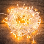 Гирлянда Neon-night 'Твинкл Лайт' 15 м, прозрачный ПВХ, 120 LED, теплый белый, фото 1