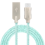 Кабель Crown USB - USB Type-C CMCU-3132C light blue, фото 1