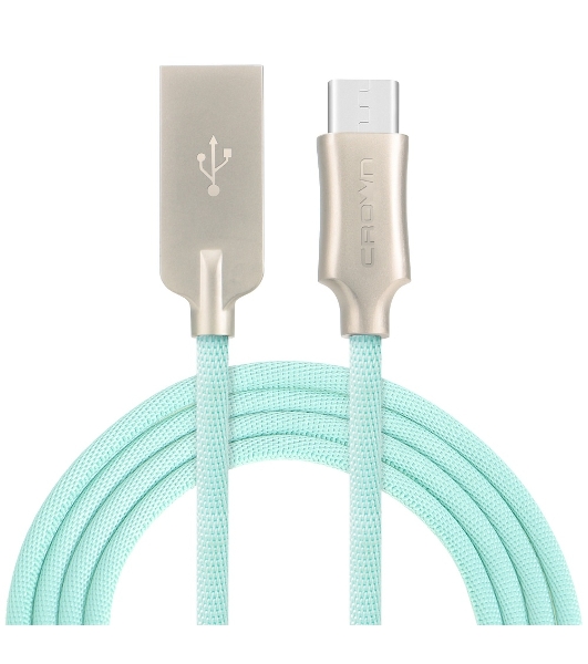 Кабель Crown USB - USB Type-C CMCU-3132C light blue