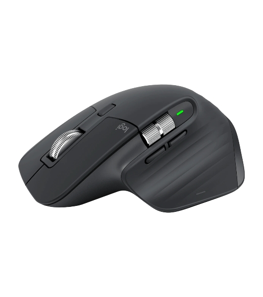 Мышь беспроводная Logitech MX Master 3s графитовый, 8000 dpi, радиоканал, Bluetooth, USB, кнопки - 7