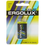 Элемент питания алкалиновый Ergolux 'крона' 6LR61 BL-1 6LR61 BL-1 9В Alkaline (блист.1шт), фото4