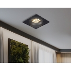 Светильник встраиваемый Ambrella light TN102729 BK черный GU5.3 92*92*23, фото 1