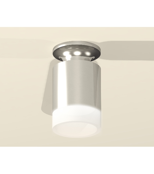 Светильник Ambrella Light XS6305044 PSL/FR серебро полированное/белый матовый MR16 GU5.3 (N6903, C6305, N6248)