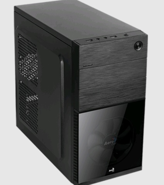 Компьютерный корпус Aerocool/Formula Cs-105, mATX, без БП, 187x361x355мм (ШxГxВ), USB 3.0 x1, USB 2.0 x1, металл 0,5мм, 120-мм вентилятор в комплекте, черный