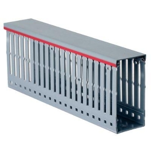 Короб перфорированный DKC 00108RL RL12 60x60 в комплекте с крышкой, серый (цена за 1 метр)