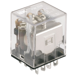 Реле РЭК77/4(LY4) с индикацией 10А 230В АC RRP10-4-10-220A-LED IEK
