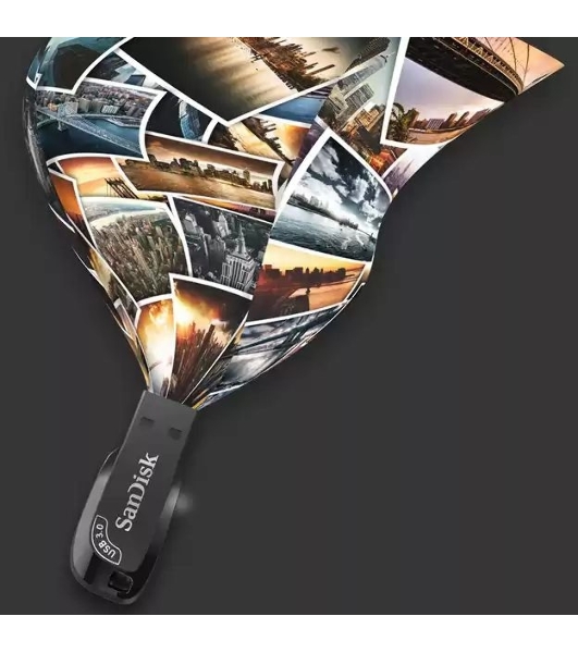 Флешка USB Sandisk 64Gb Shift Ultra SDCZ410-064G-G46 USB3.0 черный