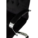 Кресло руководителя Бюрократ T-9928SL Fabric черный Italia Black, крестов. металл хром, фото17