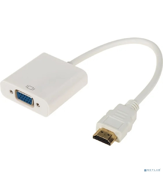 Переходник Rexant шт. HDMI - гн. VGA (провод) + 3. 5 мм Аудио с питанием