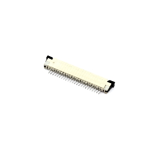 Разъем FPC Half Coverage Top Contact 1.0K-BS-24PWB 24 pin высота 2мм шаг 1мм