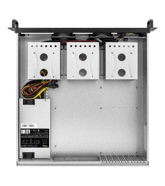Серверный корпус ExeGate Pro 2U450-06 (RM 19', высота 2U, глубина 450, БП 1U-450ADS, 2*USB)