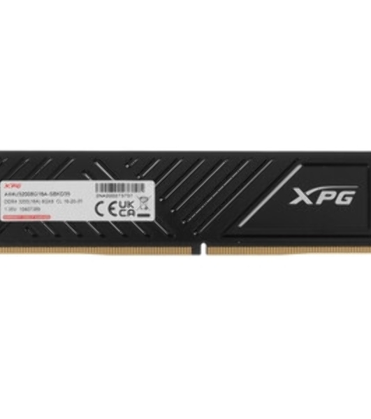 Оперативная память XPG Gaммix D35, DDR4, 8GB (1x8GB), 3200MHz, CL16, UDIMM, с радиатором, белый