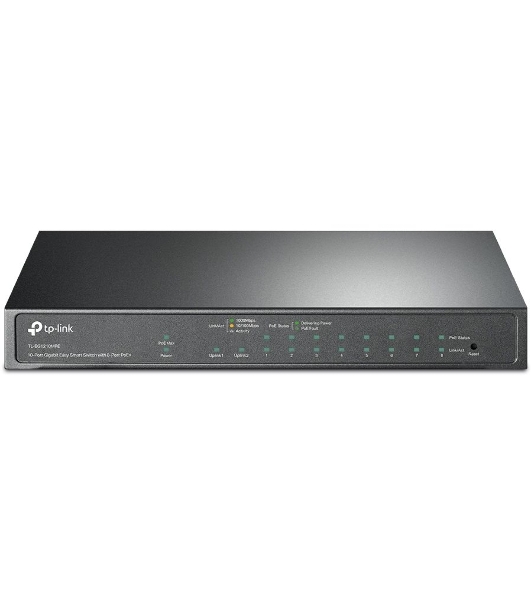Коммутатор TP-Link TL-SG1210MPE Easy Smart 10-портовый гигабитный с 8 портами PoE+
