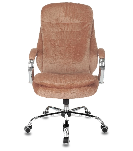 Кресло Бюрократ T-9950SL Fabric Velvet 90 светло-коричневый, ткань