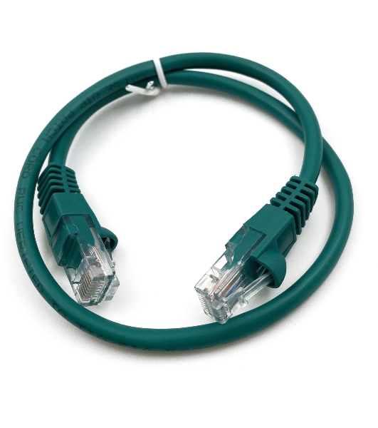 Патч-корд Buro UTP 4 пары cat.5e CCA molded 0.25м зеленый RJ-45 (m)-RJ-45 (m) (упак.:1шт)