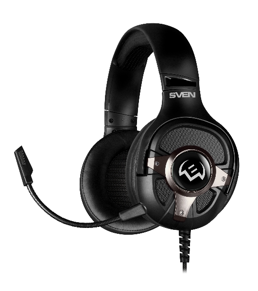 Гарнитура Sven AP-U1100MV чёрный, проводная, USB, подсветка