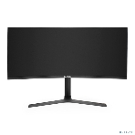 Монитор 34' ExeGate Combat EC3407TA VA 3440x1440, 165 Гц, 1 мс, 21:9, 300 кд/м², HDMI 2.0, DP 1.2, 3.5 Jack, FreeSync, изогнутый экран (1800R), черный, фото24