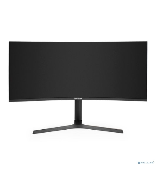 Монитор 34' ExeGate Combat EC3407TA VA 3440x1440, 165 Гц, 1 мс, 21:9, 300 кд/м², HDMI 2.0, DP 1.2, 3.5 Jack, FreeSync, изогнутый экран (1800R), черный