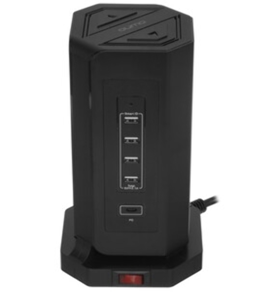 Сетевой фильтр QUMO Power Tower PRO PD 8SP4U (P-0004)
