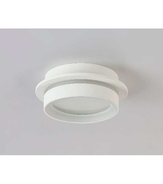 Светильник Ambrella light TN5383 SWH/FR белый песок/белый матовый GX53 IP44 D105*40